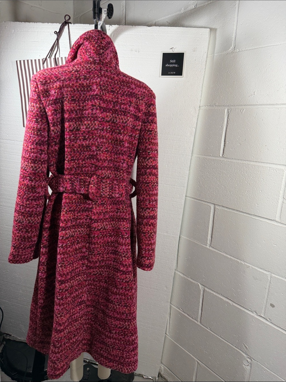NWT Anthropologie Hutch Kat Chic Red Tweed Coat - Picture 12 of 13
